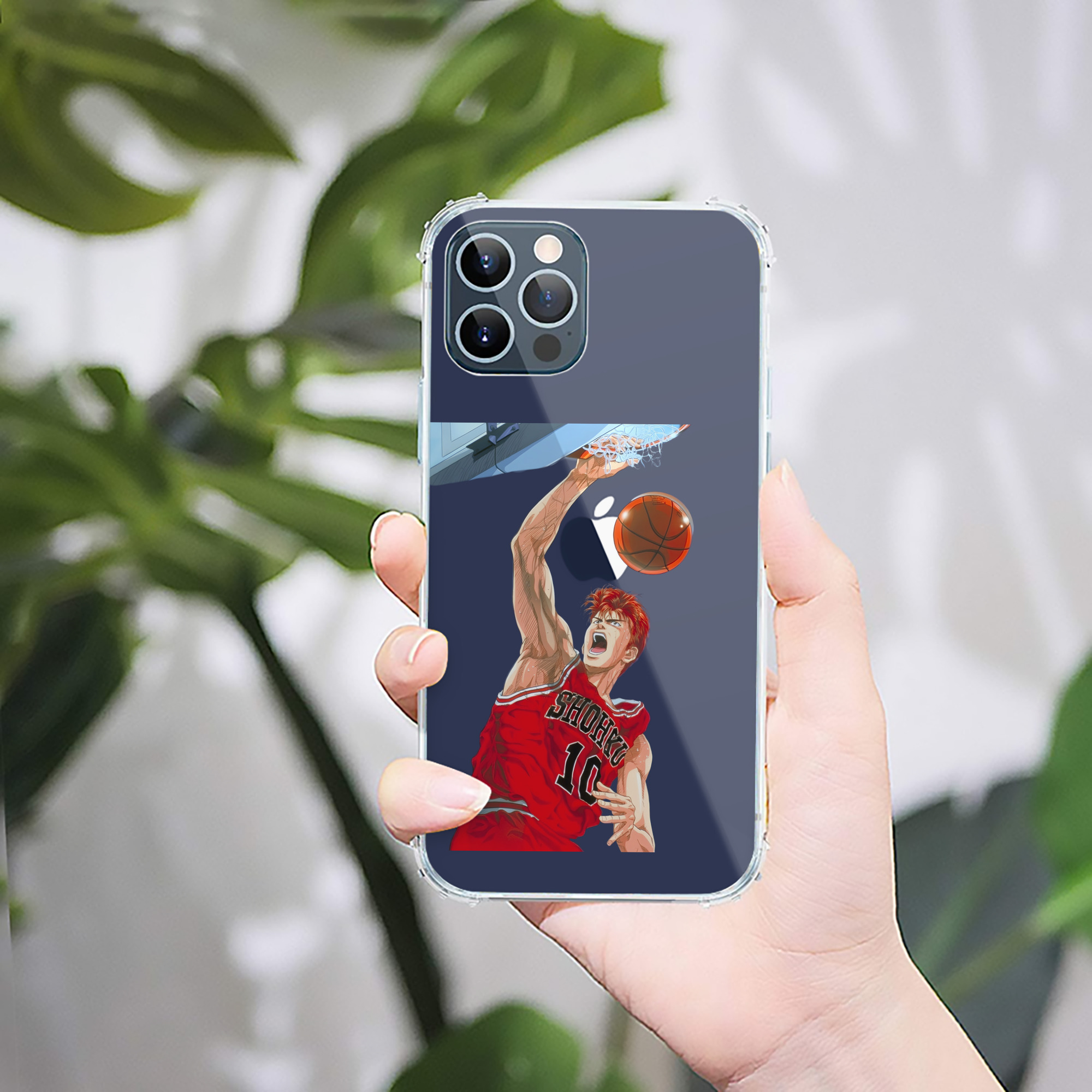 （画像用） SLAM DUNK／スラムダンク 【iPhone 12シリーズ対応】透明スマホケース（クリアソフトケース）
